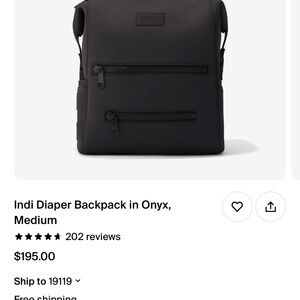 Dagne Dover Medium Indi Black Backpack